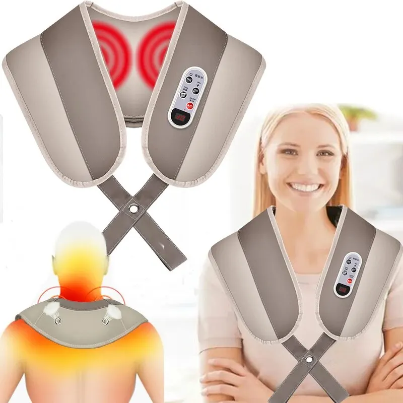 Neck and Shoulder Massager with Strong Massage Head Pounding and