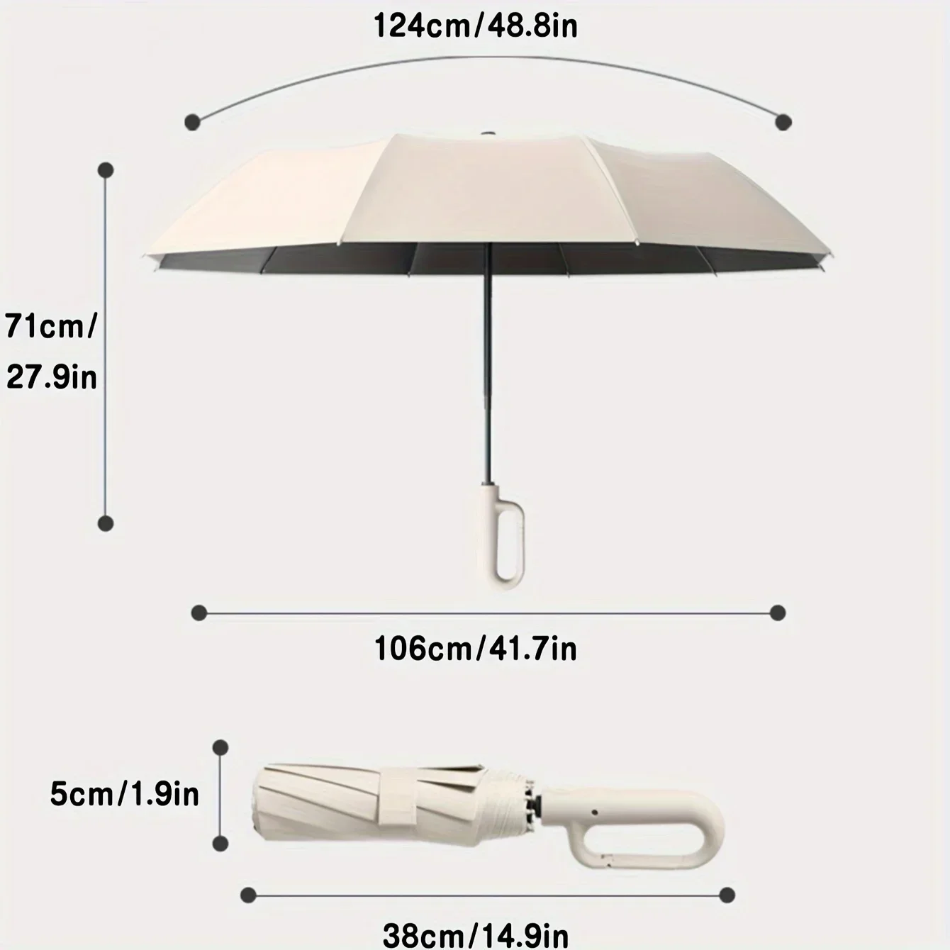 30 Bones Windproof Strong 105CM Reinforced Automatic Folding Umbrella for Men Large Buckle Handle Wind and Water Resistant wind resistant umbrella folding umbrella automatic umbrella windproof umbrella