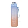 Botella de agua motivacional con sorbete: Hermética y Portátil | Emoape