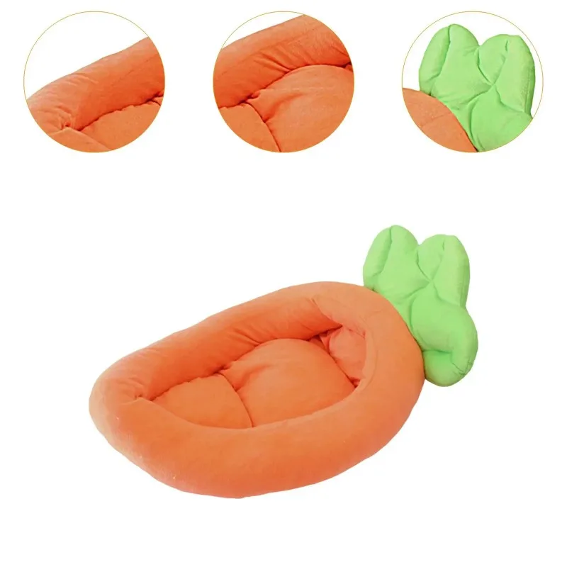 Banana Large Dog Bed Soft Cat Puppy Basket Cute Dog Plush Cushion Warm Pet Sofa Kitten Puppy House Pet Accessories Cat Supply