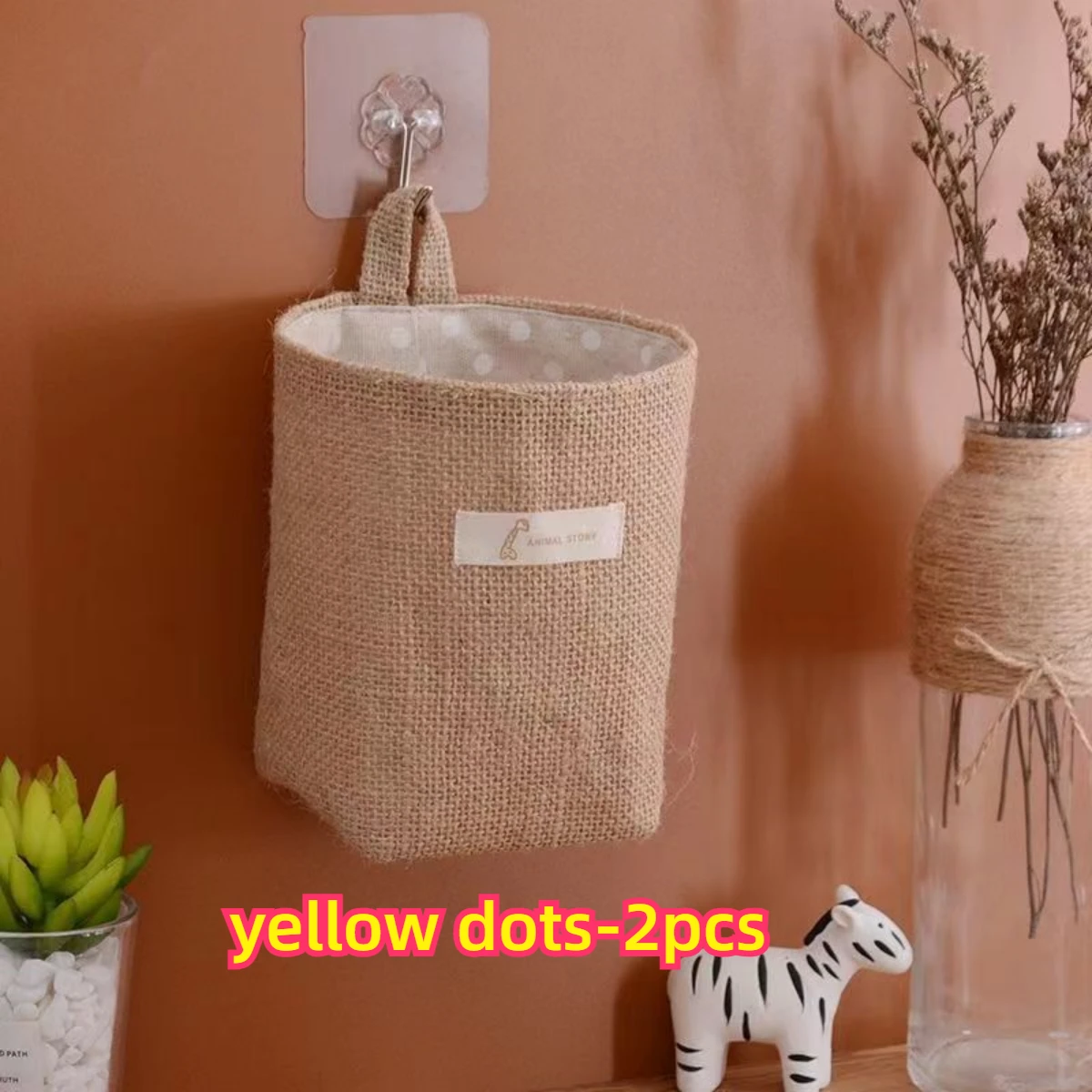 yellow dots-2pcs