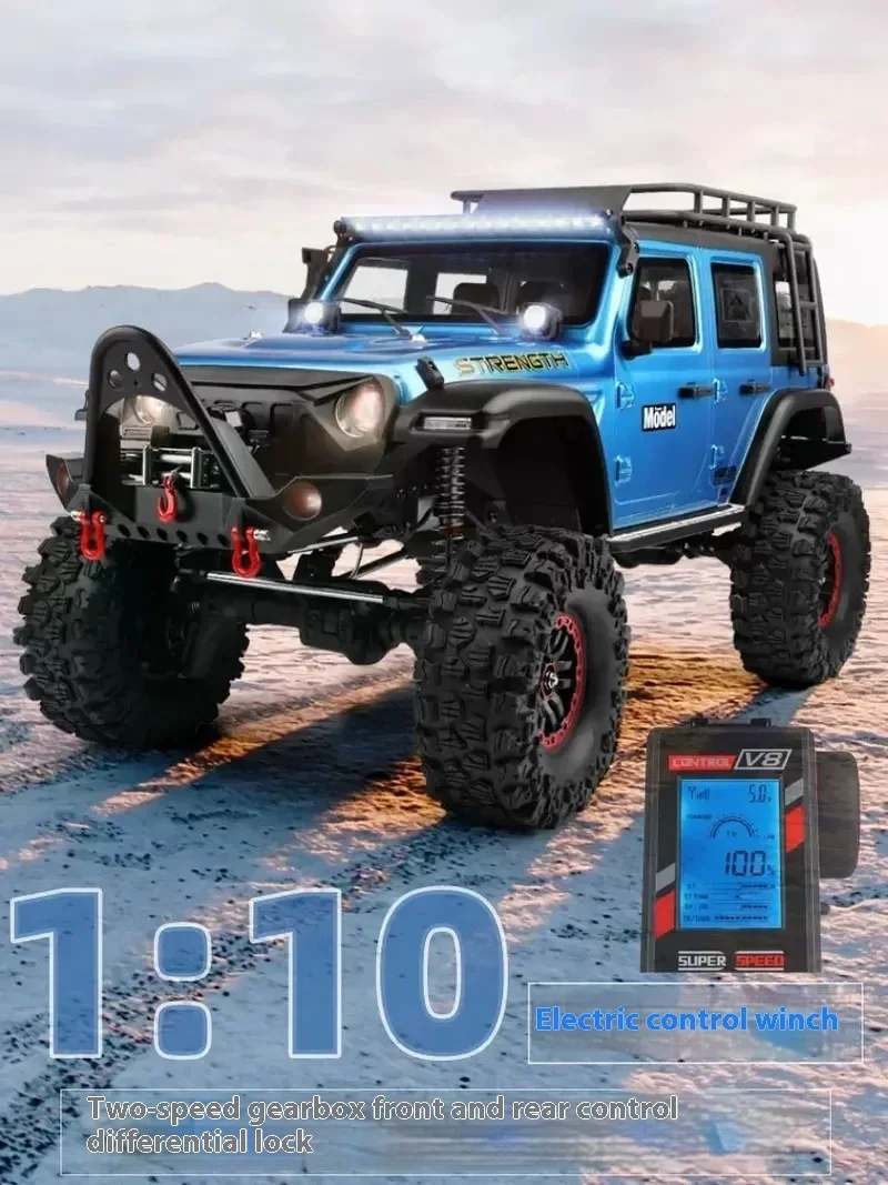 Weili Wltoy104006rc Model Off-Road Wrangler Four-Wheel Drive Dual Speed Climbing Car Angel Headlights High-End Configuration 3