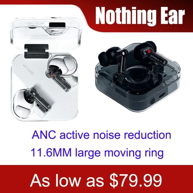 Nothing Ear (1) - Wireless Earphones ANC (Active Noise Cancelling