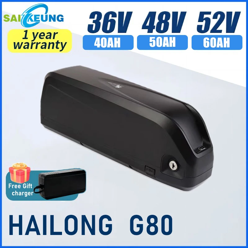 

Bafang 48V 36V 52V Electric Bike Battery 20ah 25 30Ah 35 40Ah 50Ah 60ah Hailong Down Tube 21700 Lithium Battery Pack 350w-3000w