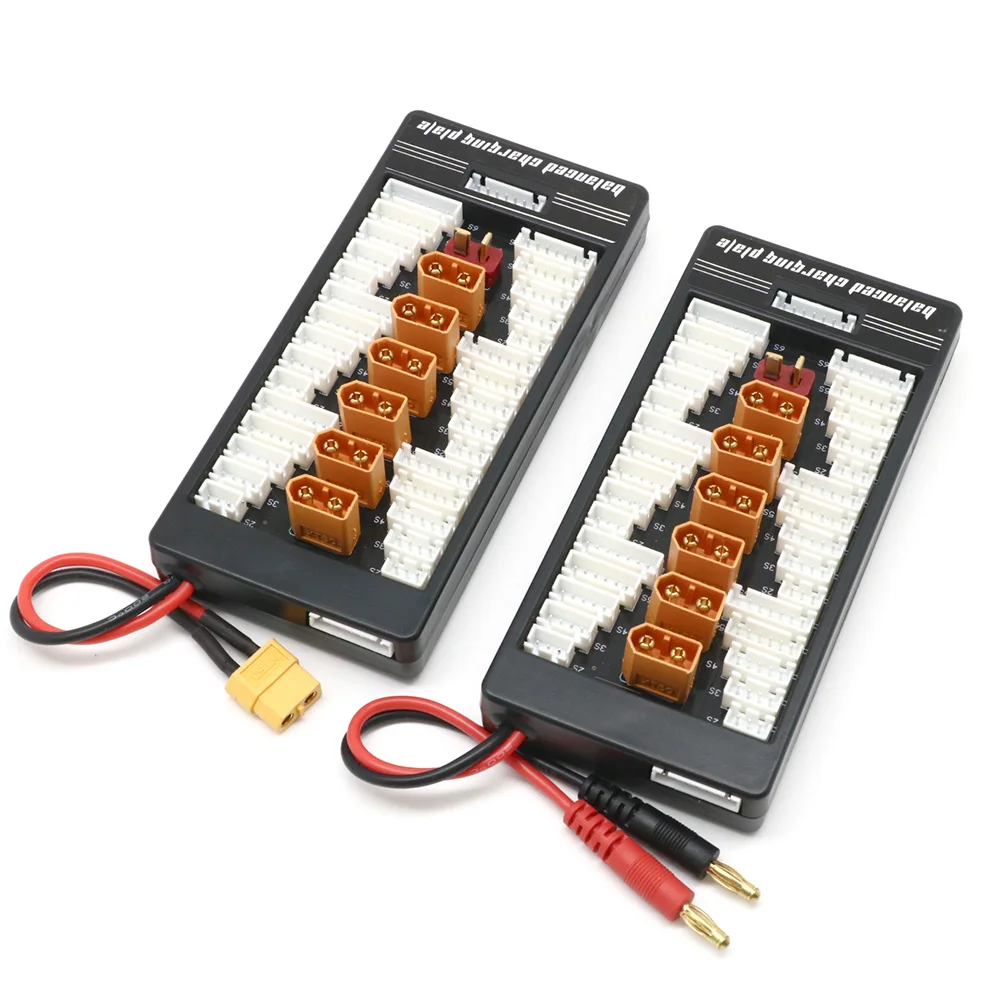Multi 2S-6S Lipo Parallel Balanced Charging Board XT60 Plug For RC Battery Charger B6AC A6 720i Parallel Charging Plate Board - 5