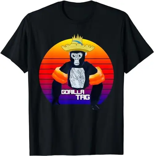 Retro Gorilla Tag Shirt Gorilla Tag Merch Monke Ragazzi Regali T-Shirt, Felpa, Felpa Con Cappuccio 37792