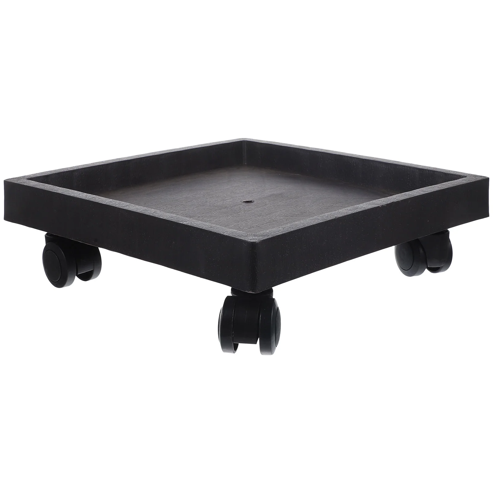 

1Pc Square Plant Caddy Wheels 29Cm 11.4In Flower Pot Tray Caster Wheels Heavy Duty Strong Sturdy Plant Stand Indoor