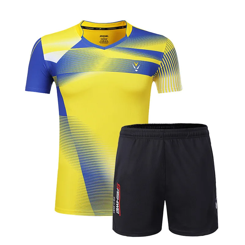Tennis clothes badminton sport shirt,pingpong Tshirt,huttlecock jerseys sportswear tracksuit Men/Women shirt + shorts 3867