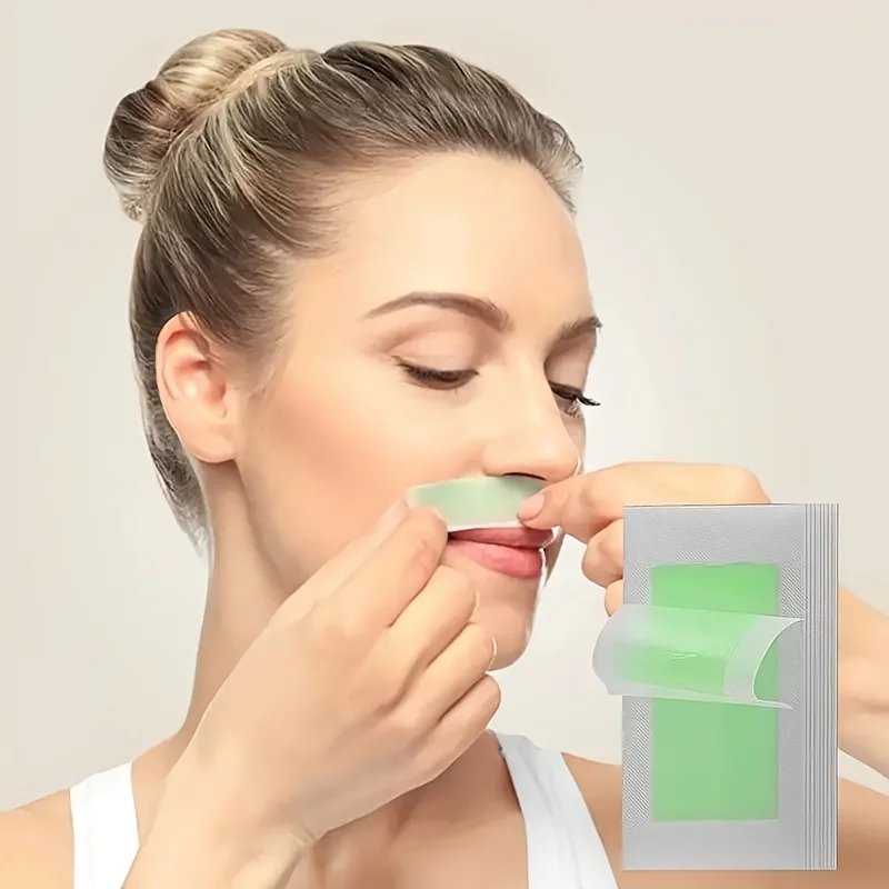 Hair Removal Wax Strip 10pcs Portable Practical Painless Fast Gentle and Non Irritating Disposable for Face Lip Leg