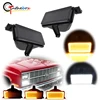 Gtinthebox 2 قطعة العنبر الديناميكي LED المصد الأمامي بدوره إشارة أضواء ث/الأبيض DRL/القيادة أضواء لشاحنة شيفروليه جي إم سي بيك اب