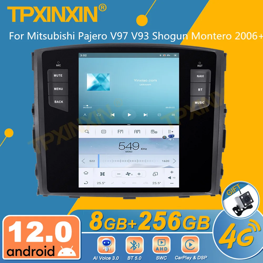 

Восьмиядерный процессор Qualcomm для Mitsubishi Pajero V97 V93 Shogun Montero 2006 + Android автомобильный радиоприемник Тесла экран 2Din стерео ресивер Авторадио