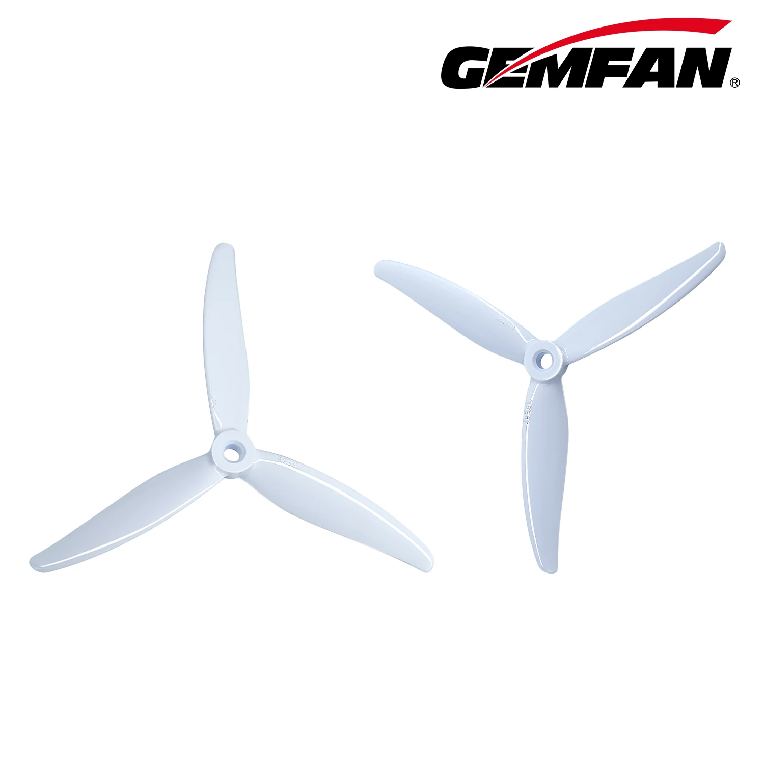Hélices GEMFAN 4935 3.5 pouces PC pour FPV Drone 5mm - Lot de 2 paires