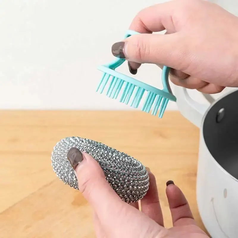 Kitchen Cleaning Brush Cleaning Ball Brush Removable Cleaning Brush Pots and Pans Kitchen Tools Household