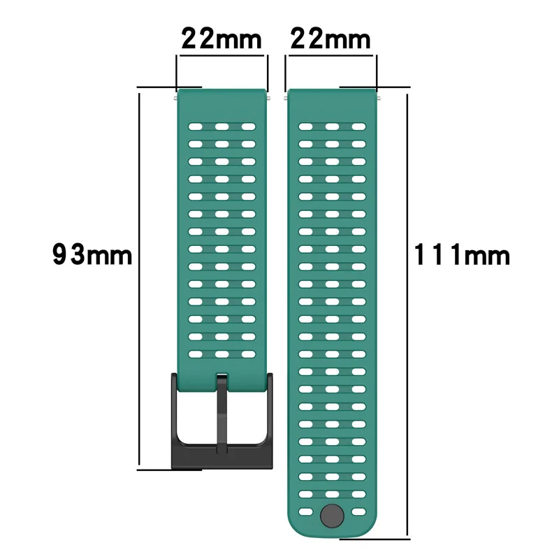 Breathable Silicone Watch Strap Replacement - Premium Wristband Bracelet