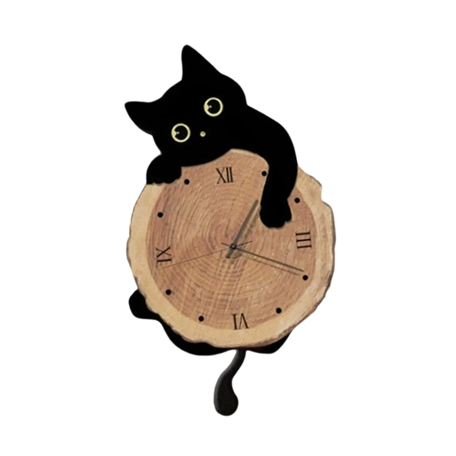 Cute Wooden Wall Clock Non Ticking Silent Hanging Clock for Home Living Room Dining Room Kids Bedroom Decoration Cute Wooden Wall Clock Non Ticking Silent Hanging Clock for Home Living Room Dining Room Kids Bedroom Decoration