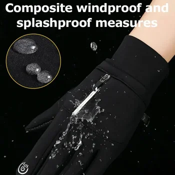 Winter Gloves Waterproof Thermal Sport Glove for Men Women for Running Cycling Driving Ski Hiking Warm Glove for Work Gloves mtb 3