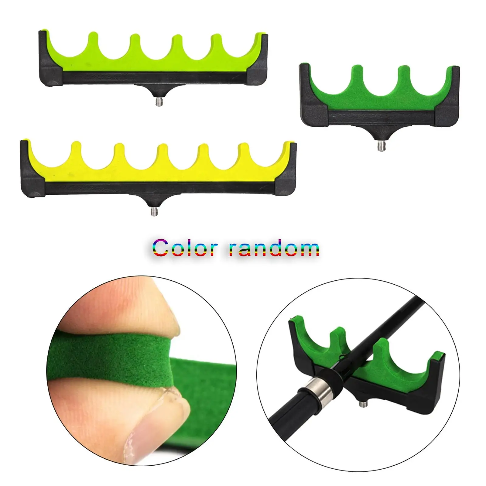 3/5/6 Rod Fishing Rod Holder EVA Pole Replacement Equipment Accessories