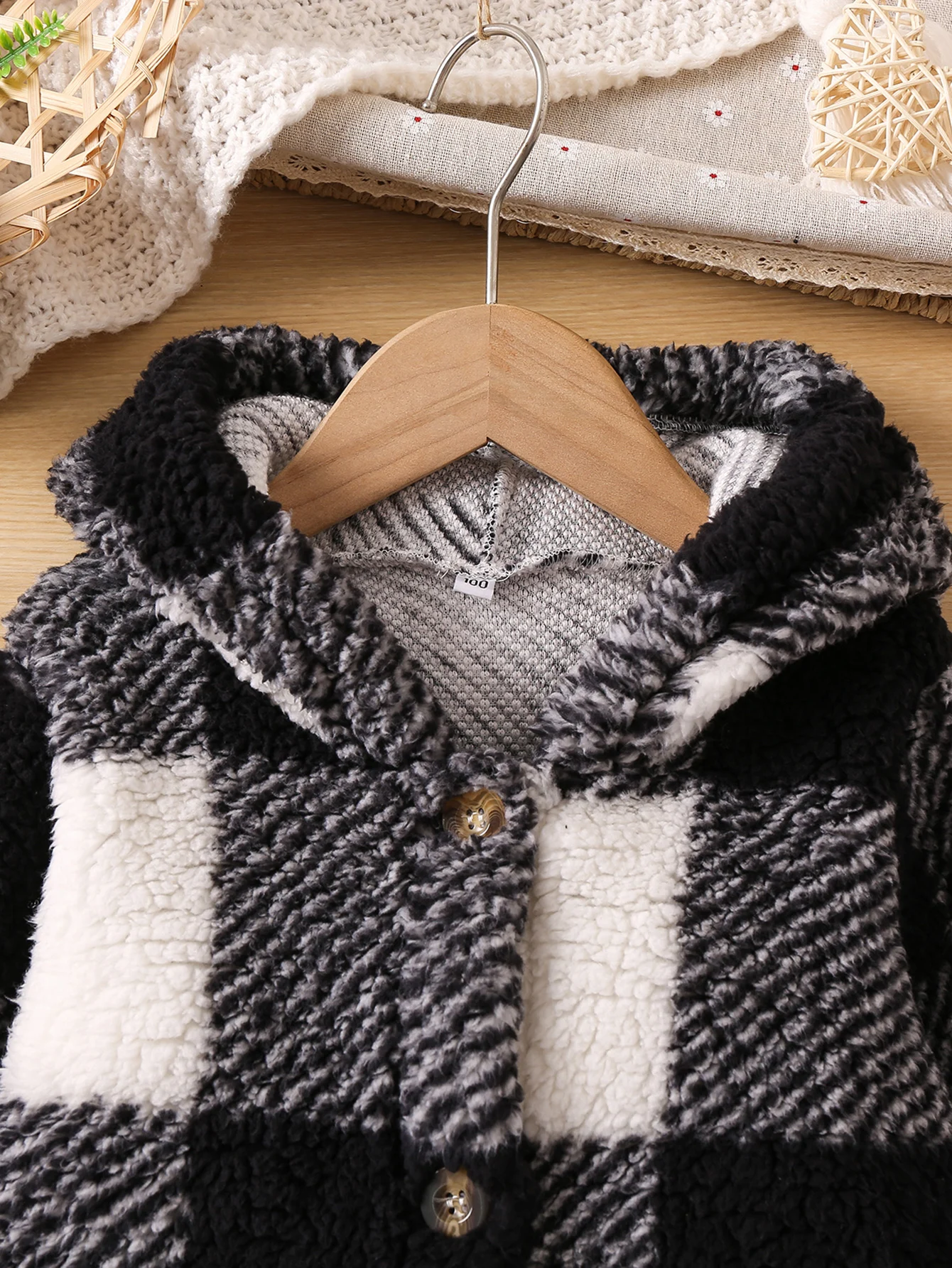 Girls Autumn Winter Plush Coat