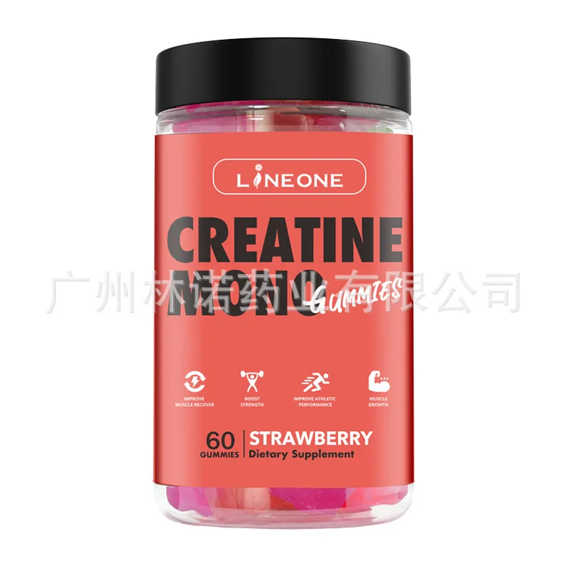 

Creatine Gummies Increase body mass and strength Athletic Fitness Supplements For Gym man and woman