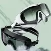 Fashion Electroplating Swimming Goggles Large Frame Gradient Lenses Anti-fog HD Waterproof Adults Professional Swim Glasses 2