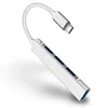 4 Ports USB 3.0 HUB TYPE-C HUB Multi USB Splitter Type-C 5Gbps High Data Transmission USB 3.0 OTG Adapter for Laptop Macbook Pro 6