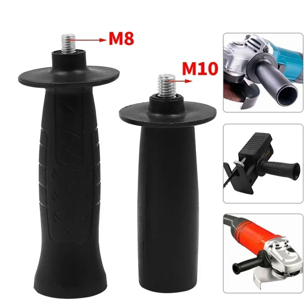 Power Tools Angle Grinder Handle M10-113mm M8-134mm Metal Plasic Plastic Handle 1Pc Comfortable Grip Side