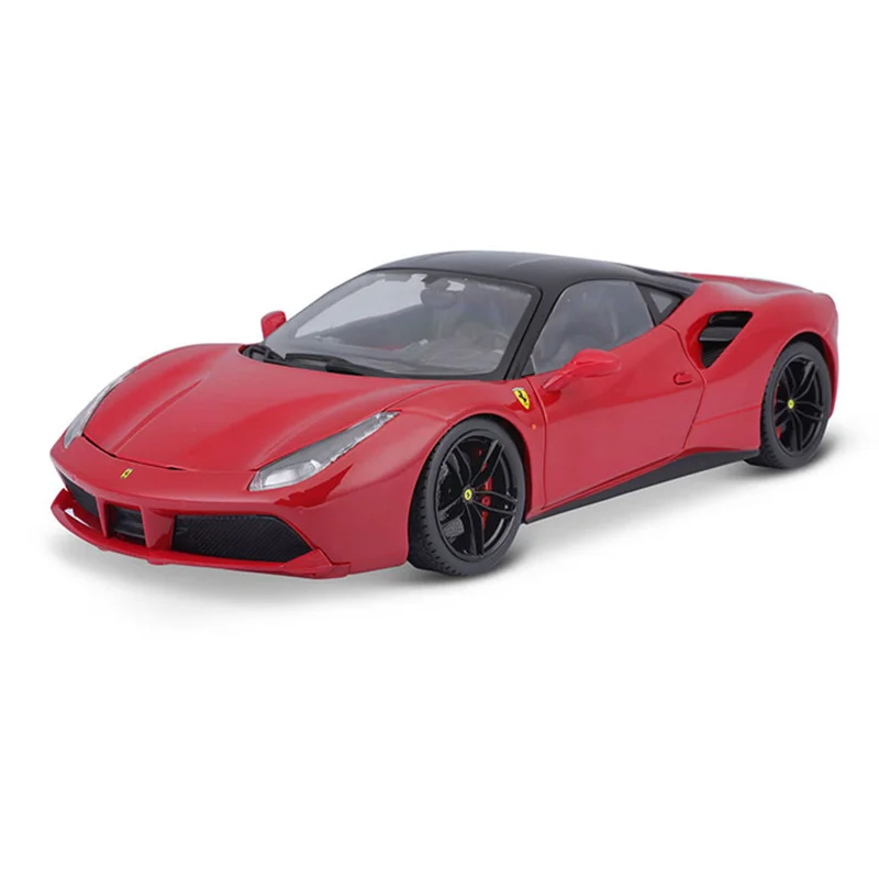 Bburago 1:18 Hardcover Edition Ferrari 488 Gtb Auto Statica Die Cast Veicoli Modello Da Collezione Giocattoli Per Auto
