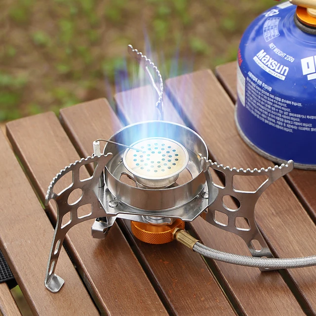 Picnic Stove Portable Windproof Outdoor Stove Picnic Camping Supplies Gas  Gas Stove Set Foldable Gas Stove Without Gas Tank - AliExpress