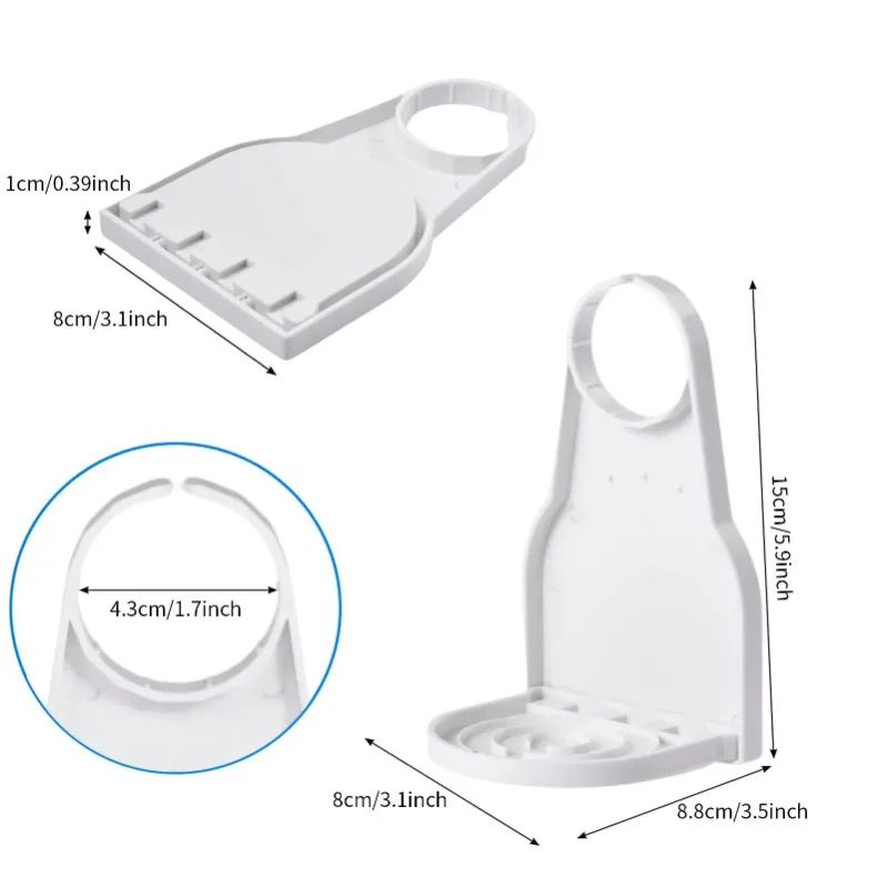 2PCS Laundry Detergent Drip Catcher Tray Cup Holder Soap Dispenser Fabric Softener Gadget Under Tub Liquid Container Organizer