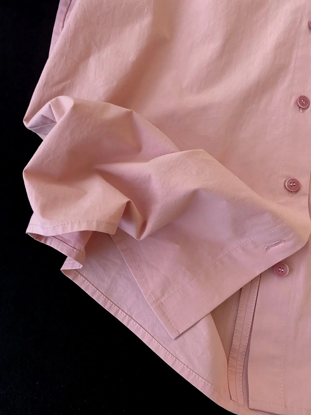 봄 가을 긴팔 셔츠 여성 캐주얼 신상 중국풍 탑 코트 레이어드 디자인 면 순색 폴로 칼라 버튼업