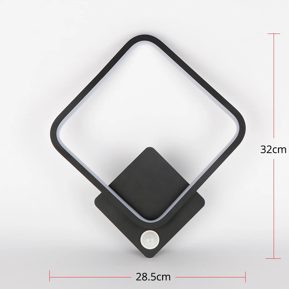 LED Wall Light Human Body Motion Sensor 15W AC85-265V Indoor