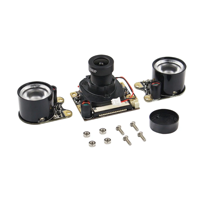 Raspberry Pi Night Vision Camera with 2 Infrared Light 5MP OV5647 Webcam 75 175