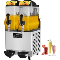VEVOR Commercial Slushy Machine 24L/6.4Gal Double Bowl 100 Cup Margarita Machine, 640W Stainless Steel Margarita Smoothie Frozen 1