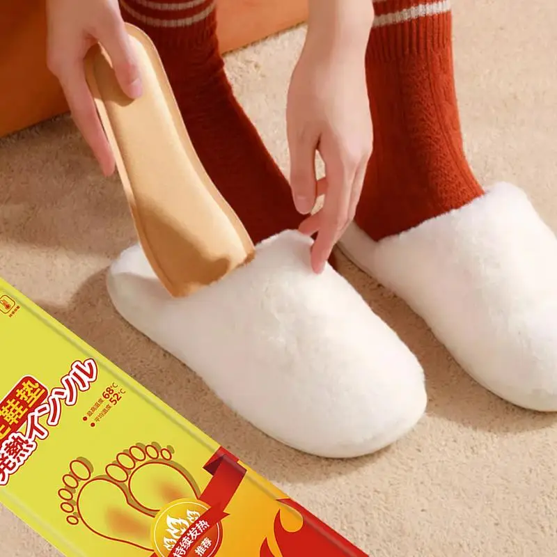 2pcs Rapid Warming Self-heating Shoe Pads New Winter Warm Keep Warm Paste Charging Free Foot Warmer Women Men