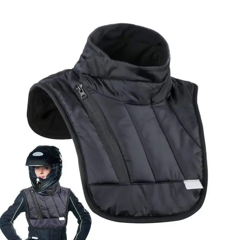 Motorcycle Scarf Motorcyclist Rider EV Chest Neck Protector Collar Universal Windproof Warmer Scarf Bib Motorcycle Accessories