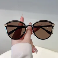 GM LUMIAS surdimensionné Vintage lunettes de soleil femmes nouvelle mode miroir extérieur nuances décontractées Ins à la mode Style coréen décor lunettes de soleil 4