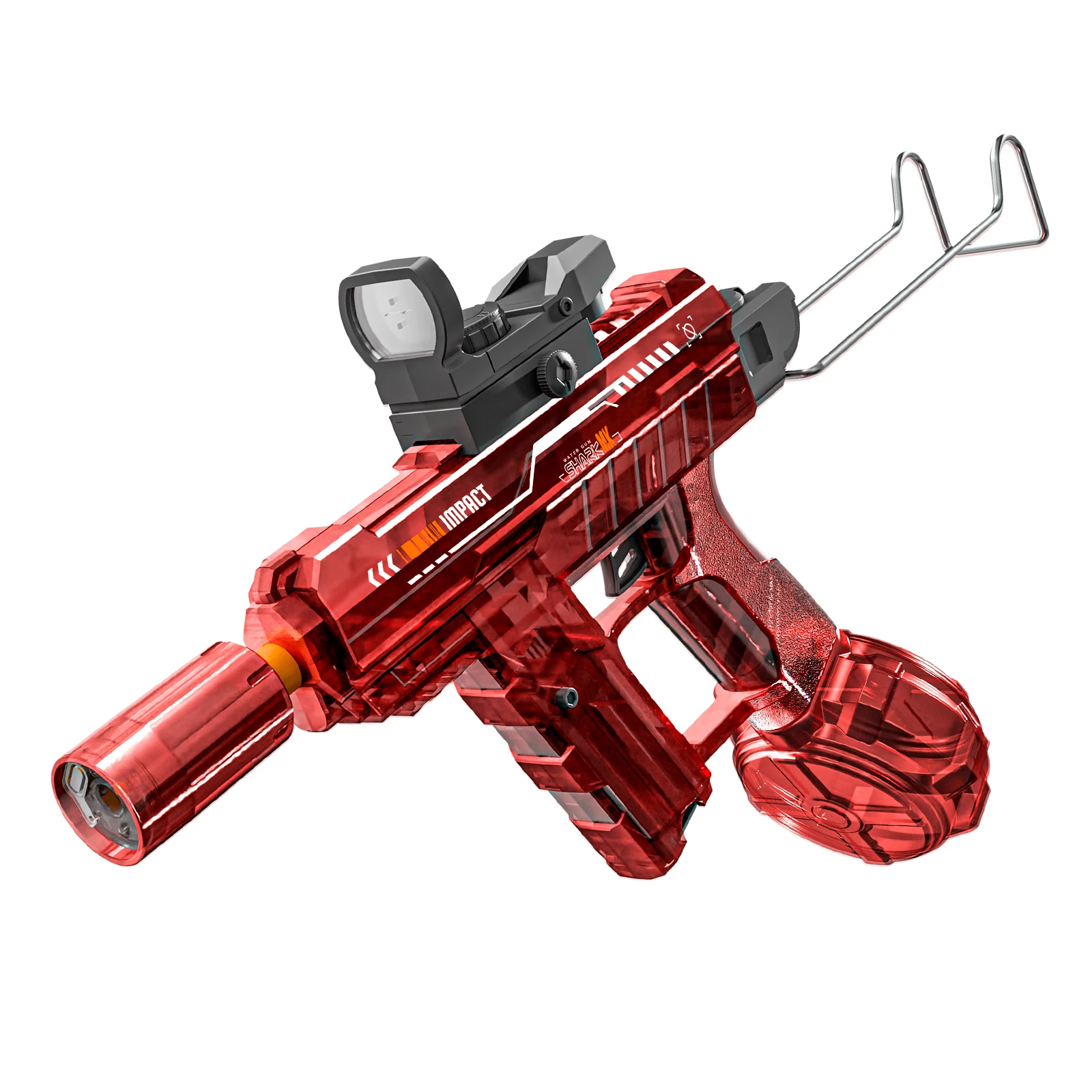 Electric High-Speed Flashing Lights Water Gun - Large Capacity Children's Toy