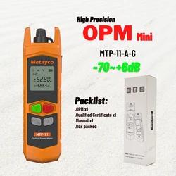 Enhanced Fiber Optic Tool Kit with Power Meter and Visual Fault Locator (Mini OPM MTP11 - A - G)