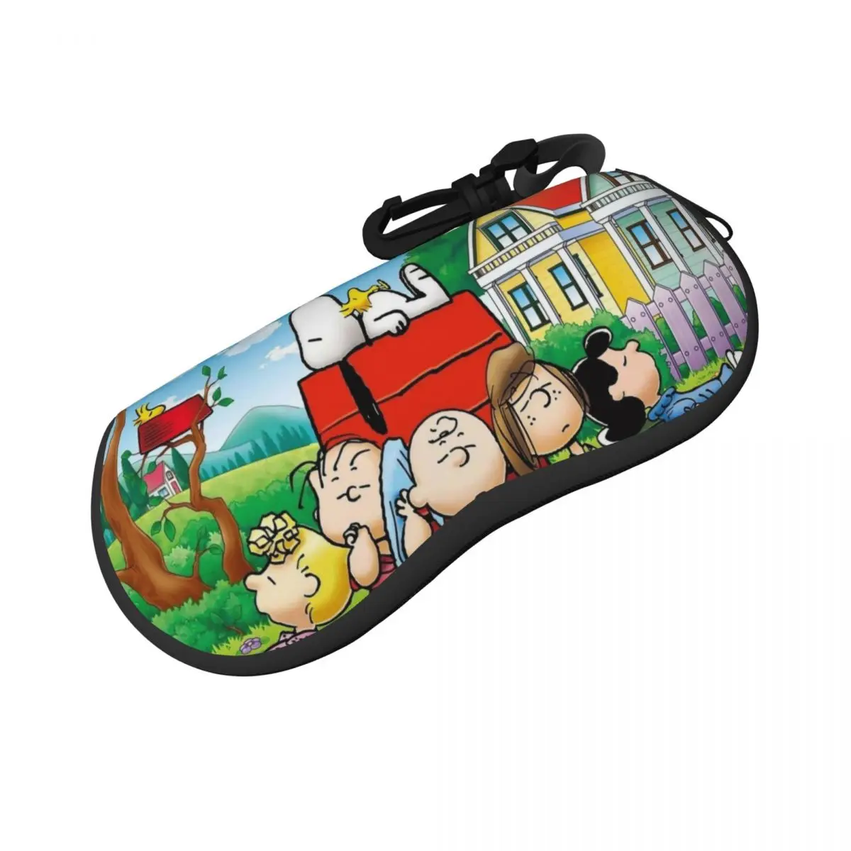 Estuche para gafas de Snoopy con personajes de cómic de Peanuts Estuche para gafas ligero con diseño de Charlie Brown Estuche para lentes de contacto