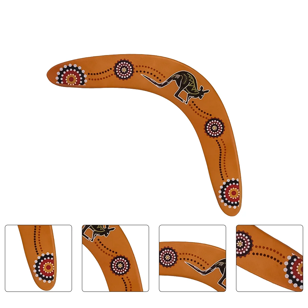 

2 шт. Boomerang спортивные деревянные игрушки для возврата на дверь, оборудование для летания для детей, деревянный маневр, искусство для детей