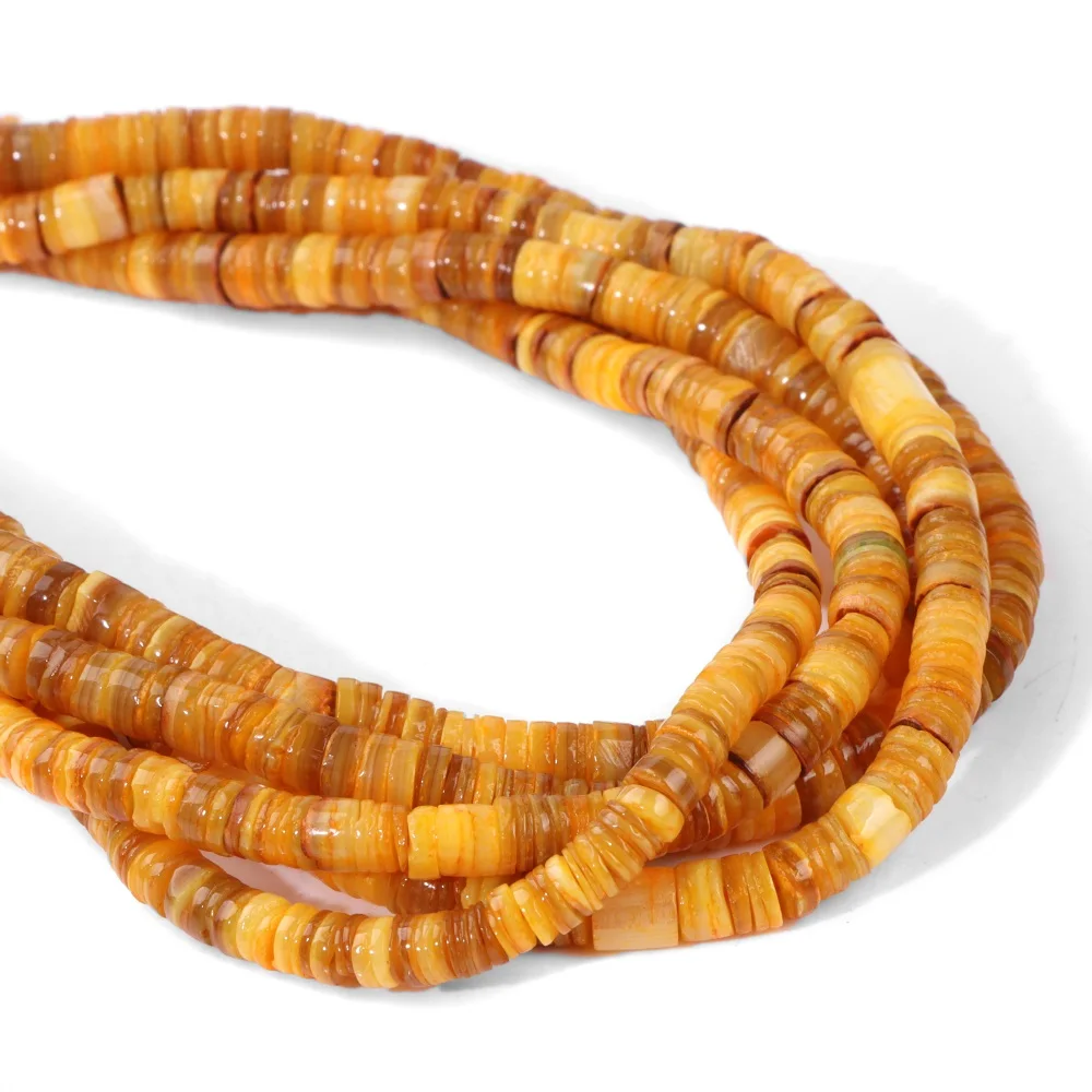 Cheriswely Perline Di Conchiglia Bianche – Filo Da 40 Cm, 20 Perle Piatte Da 20 Mm, Per Gioielli Fai Da Te