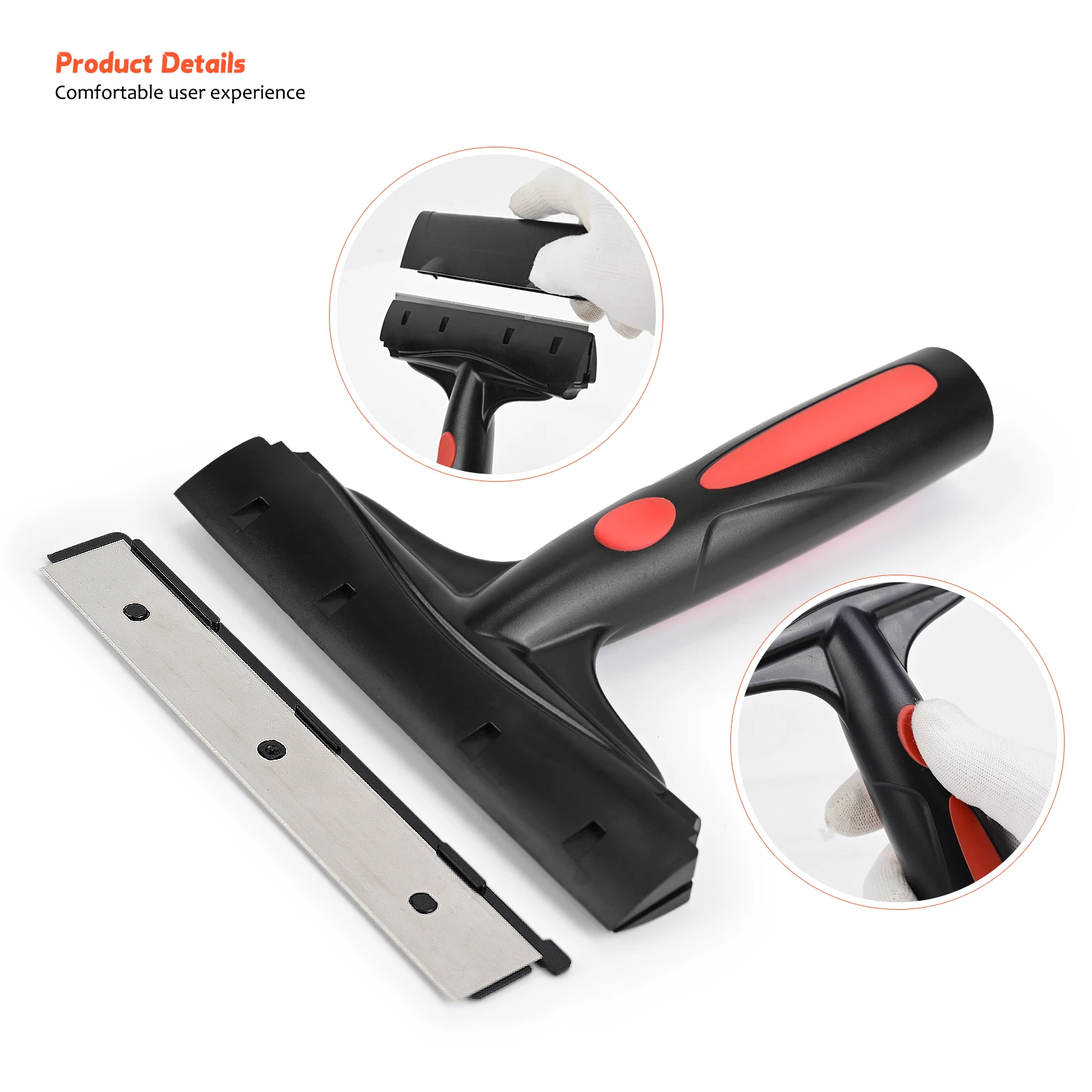 Razor Blade Scraper Car Wrapping Tools Car Sticker Remover Automotive Film Tools 25pcs/Box Stainless Steel Cleaning Blade for Handled Razor Scraper Vinyl Car Wrap Sticker Glass Window Film Glue Remover