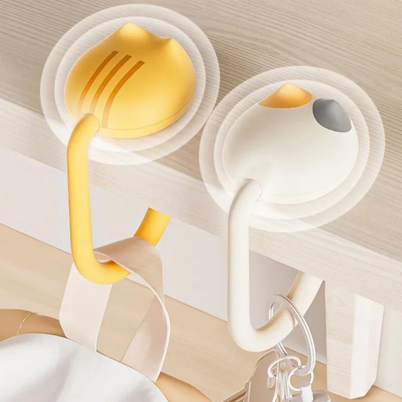 2PCS Removable Table Edge Hook, Reusable, Suitable for Various Table Edges, Can Be Used To Hang Backpacks, Wallets, Etc,