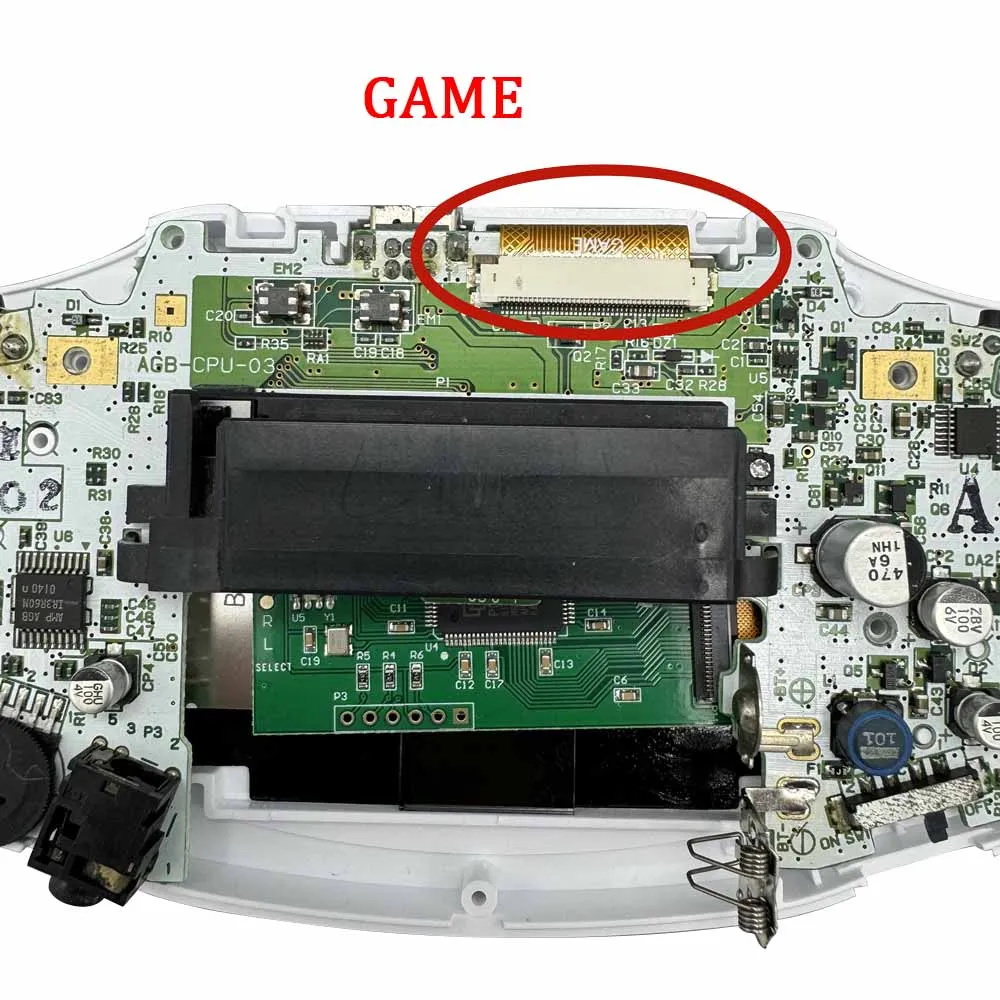 2.9 Point to Point Display Backlight IPS LCD Screen Dedicated Shell Replacement and Accessories GBA Console IPS LCD