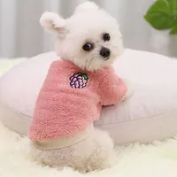 Cozy Fleece Puppy Pet Clothing for Dogs | Cute Fruit Pattern Small Dog Hoodies Winter Warm Sweater Coat for Dog Puppy Cat Clothing