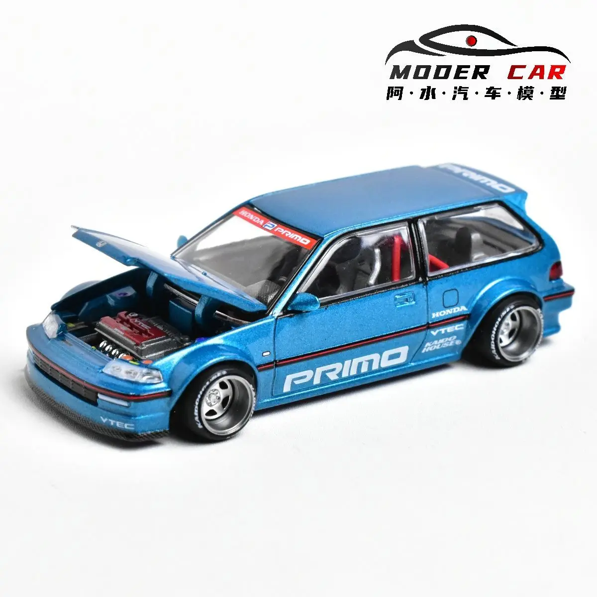 Kaido House + MINIGT Civic (EF) Kaido Works V1 KHMG 126 Diecast Model Car 2