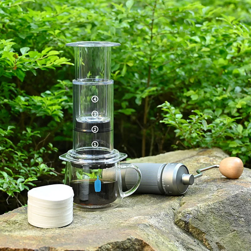 French Press Coffee Pot Espresso Coffee Maker Portable Plastic Transparent Hand Brew Drip Coffee Machine 5 French Press Coffee Pot Espresso Coffee Maker Portable Plastic Transparent Hand Brew Drip Coffee Machine 5