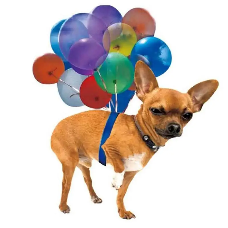 

Подвеска для автомобиля «Летающие Собаки», декоративное украшение для летающих собак, с красочными воздушными шарами, Забавный автомобильный кулон с летающими собаками