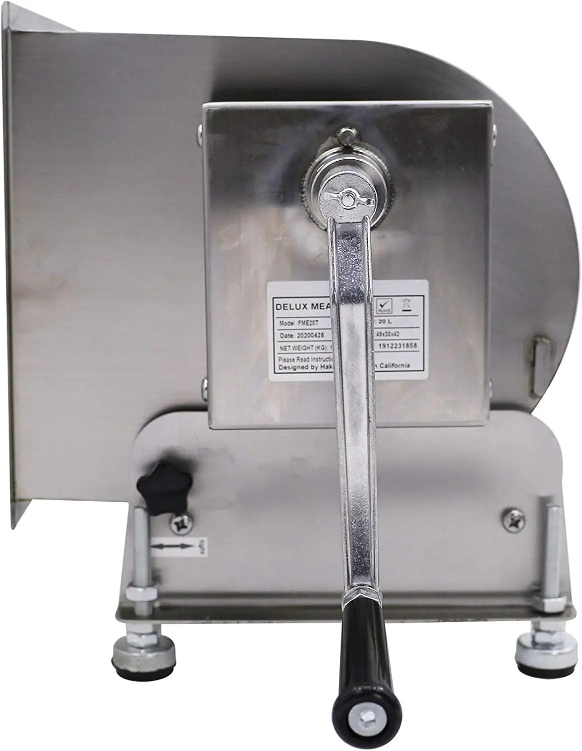 15-Liter Capacity Tilt Tank Manual Meat Mixers 5
