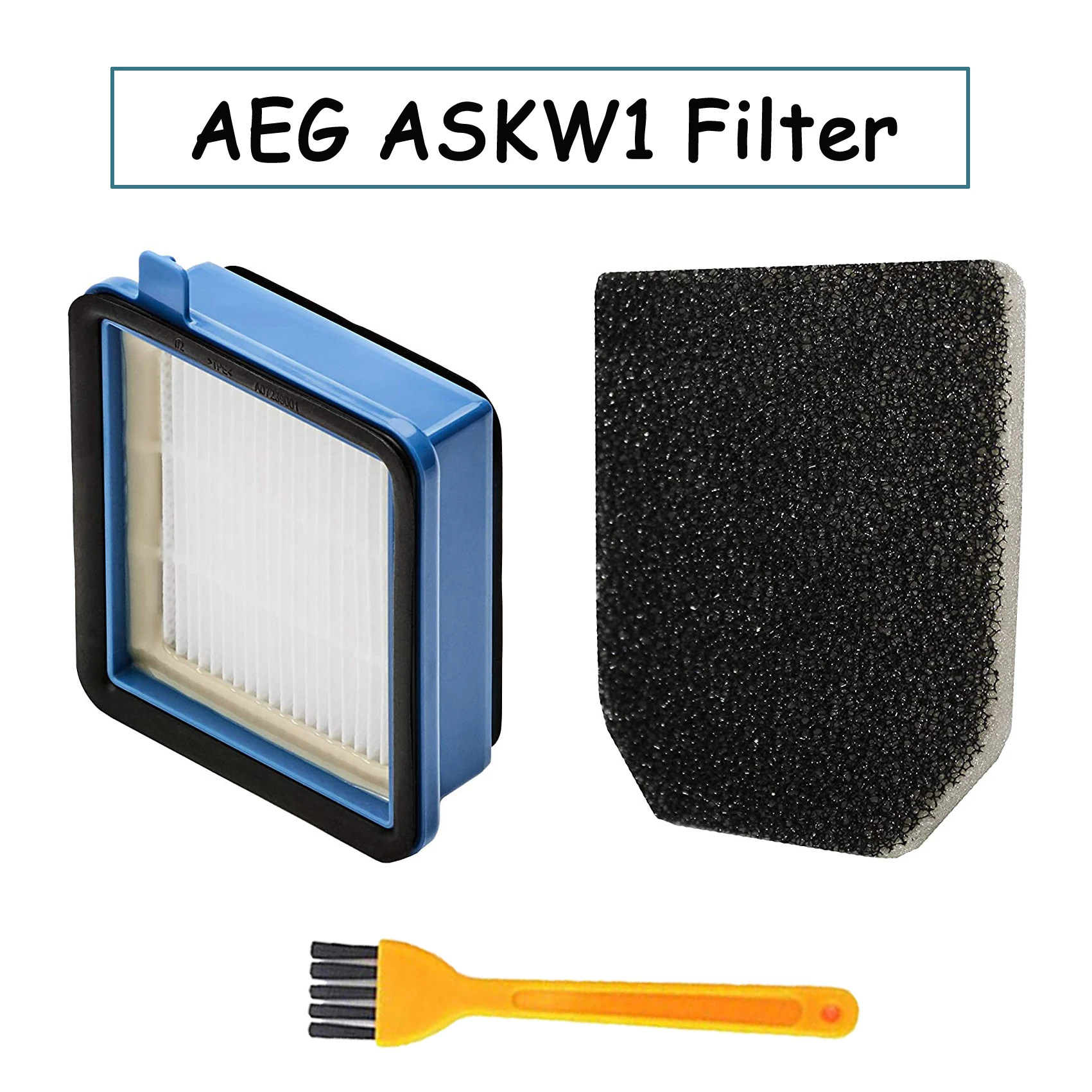 AEG ASKW1 Filter Set for QX6, QX7, QX8 2 Pre Motor Hygiene Filter